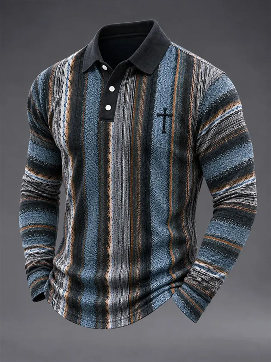 Men's Faith Print Casual Top