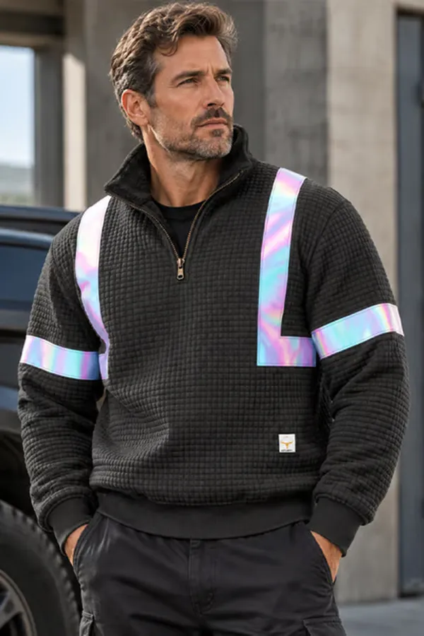 Men'S Casual Outdoor Zipper Pocket Top