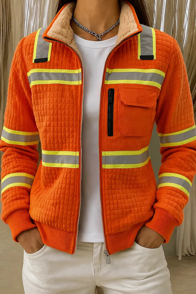 Women'S Casual Outdoor Workwear Pocket Jacket