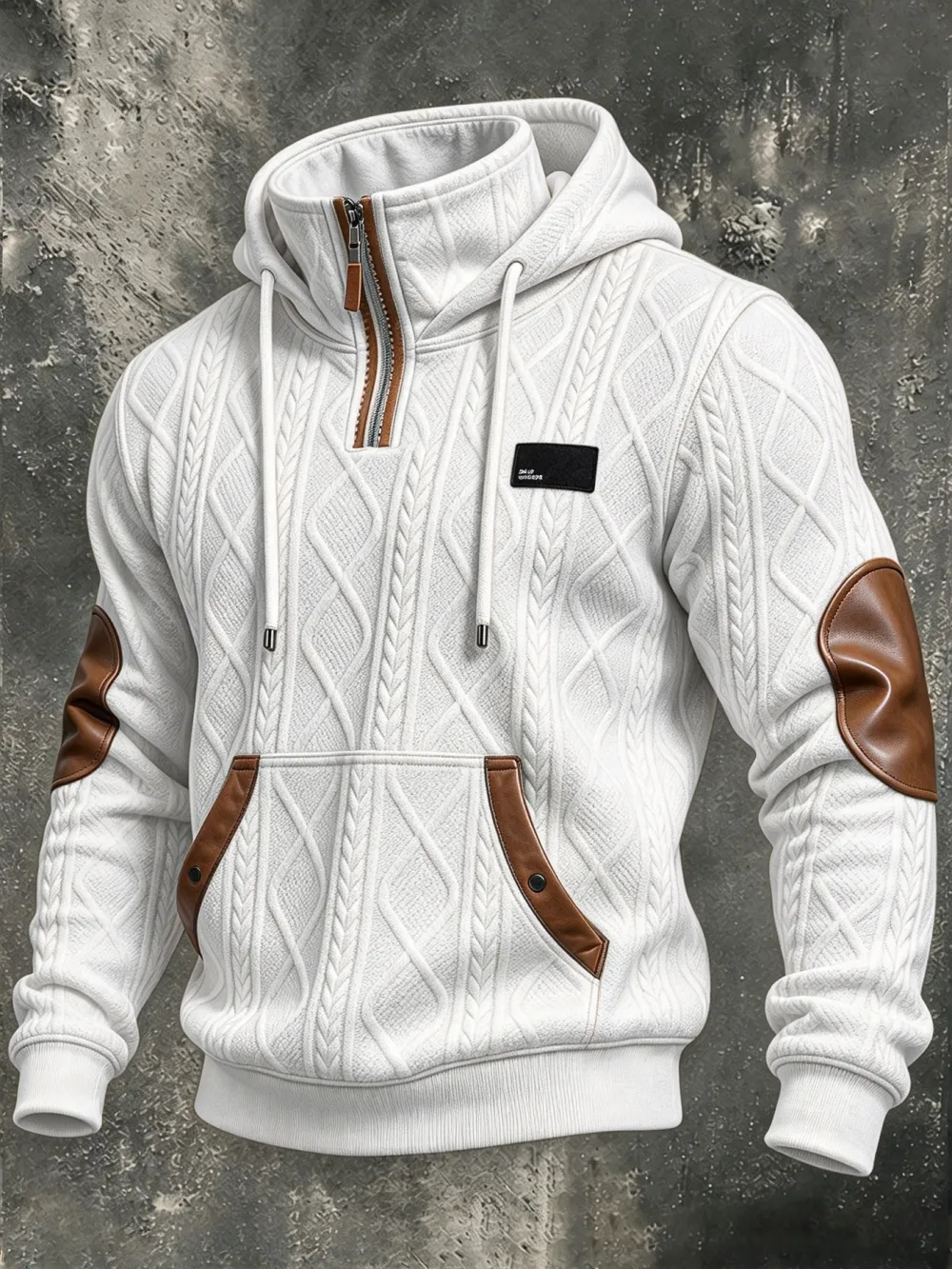 Men's Western-Style Jacquard Sweatshirt