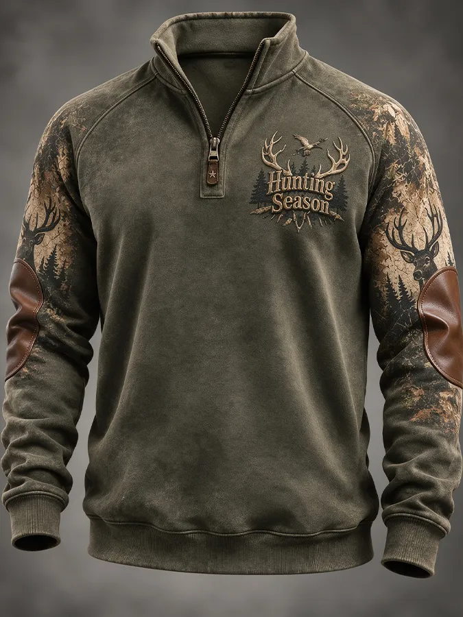 Men'S Hunting Printed Sweatshirt