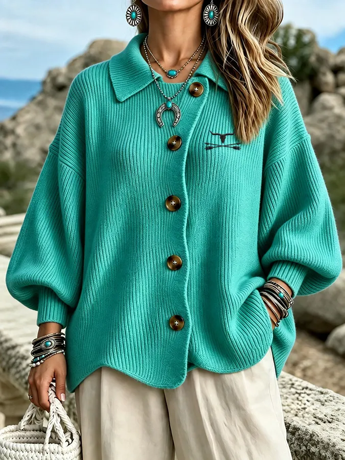 Ladies' Western Casual Sweater