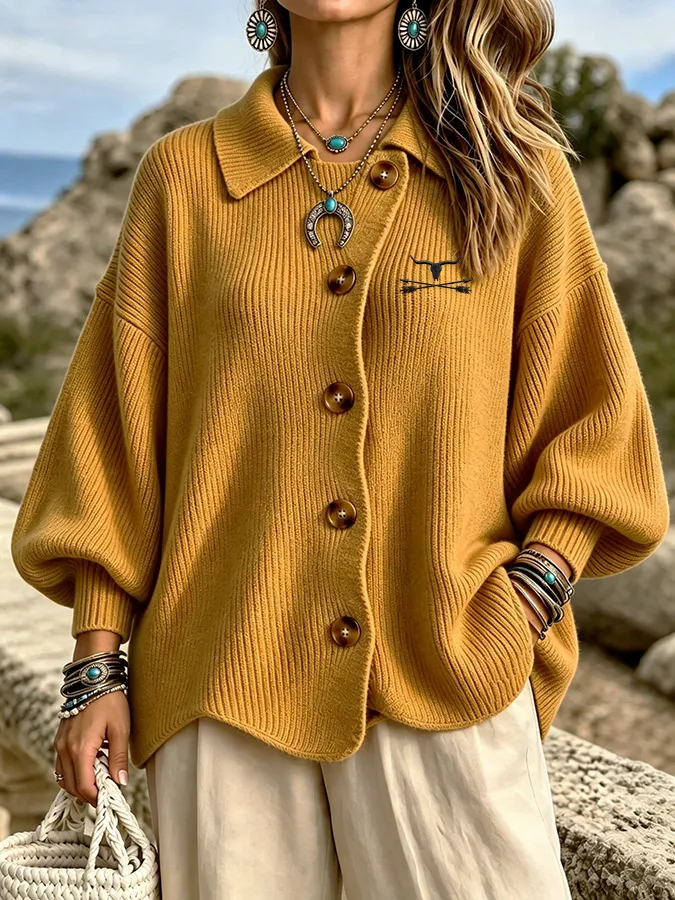 Ladies' Western Casual Sweater
