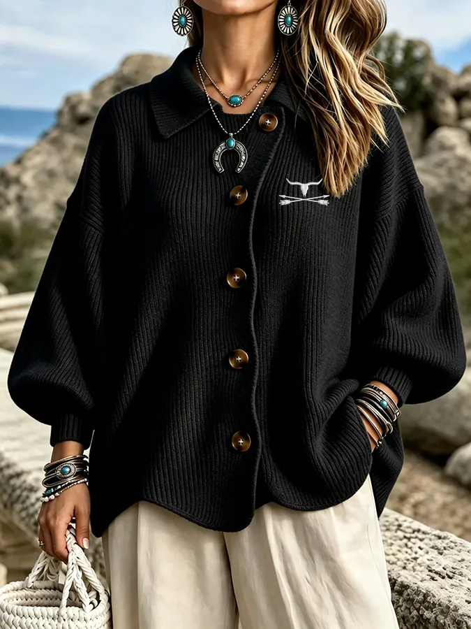 Ladies' Western Casual Sweater
