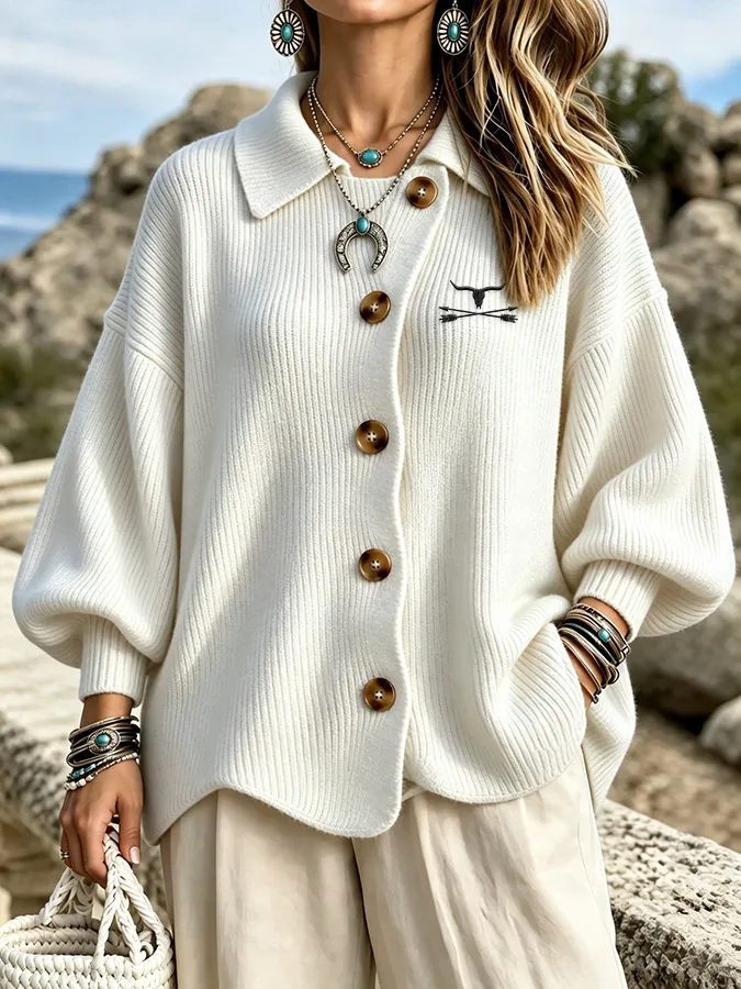 Ladies' Western Casual Sweater