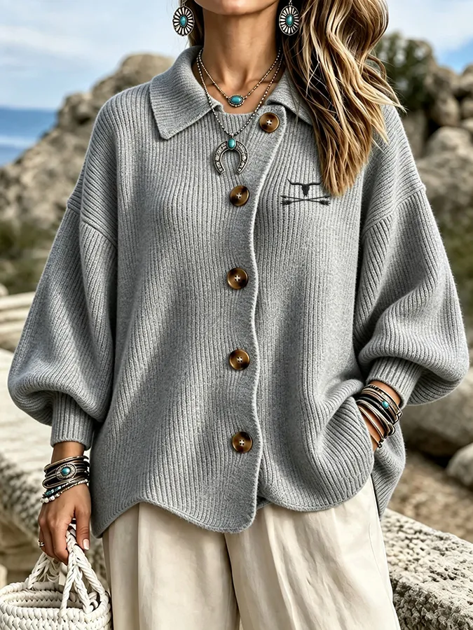 Ladies' Western Casual Sweater