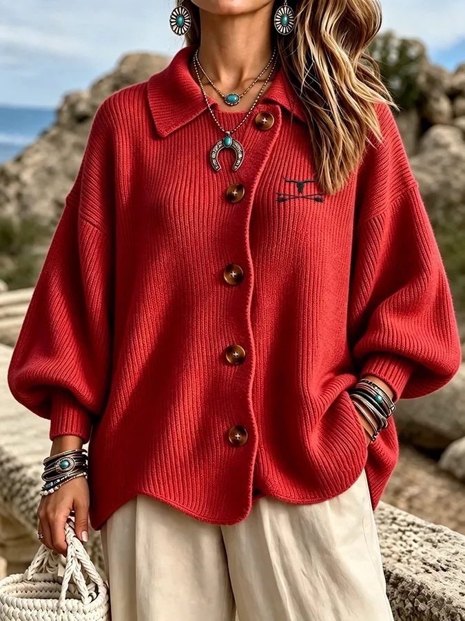 Ladies' Western Casual Sweater