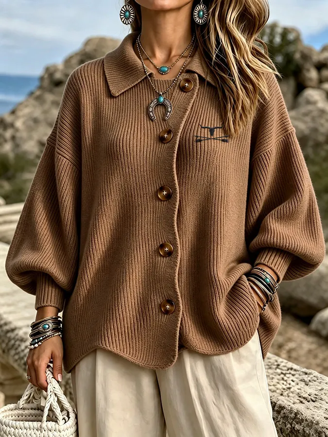 Ladies' Western Casual Sweater