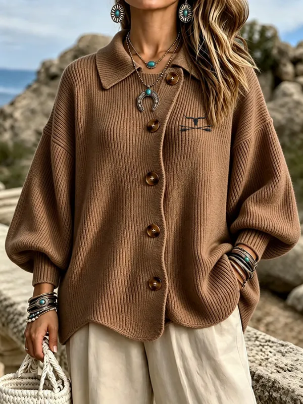 Ladies' Western Casual Sweater