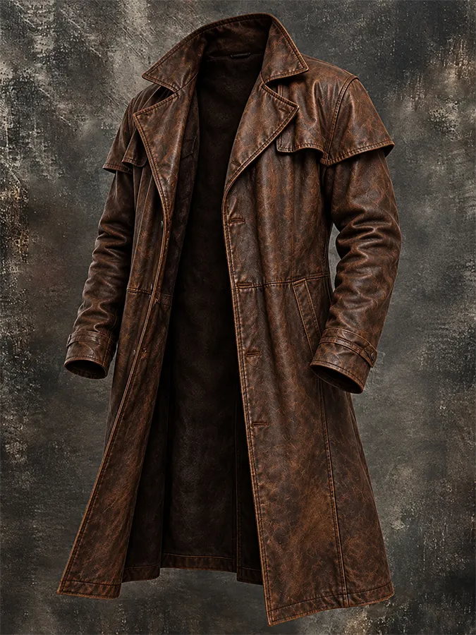 Men'S Western Cape Long Coat