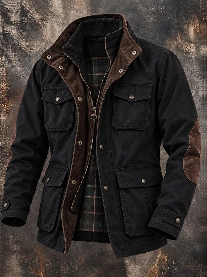 Men's casual western jacket