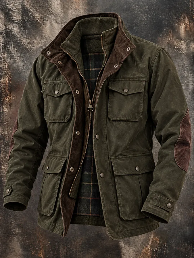 Men's casual western jacket