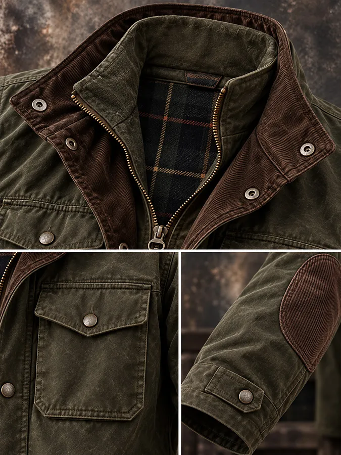 Men's casual western jacket
