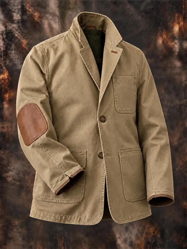 Men'S Casual Retro Multi Pocket Jacket