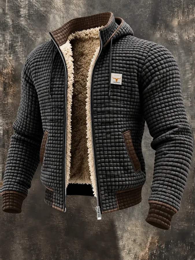 Men's Retro Western Print Jacket