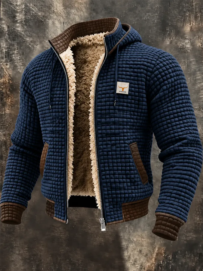 Men's Retro Western Print Jacket