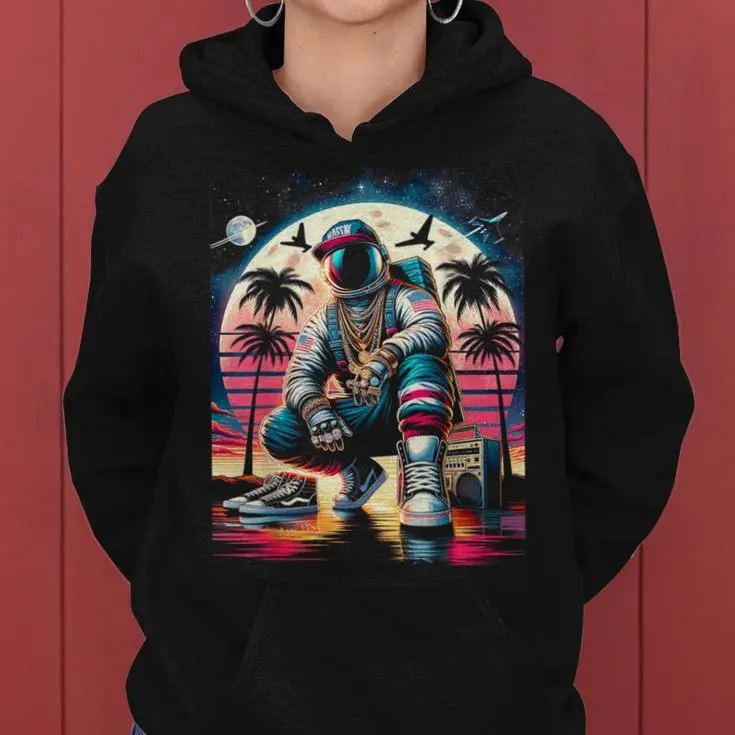 Space Swag Graphic Women Hoodie