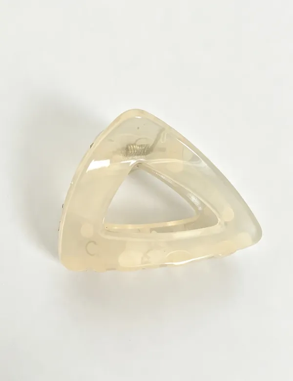 Hollow Triangle Shape Mini Hair Hair Claw Clip
