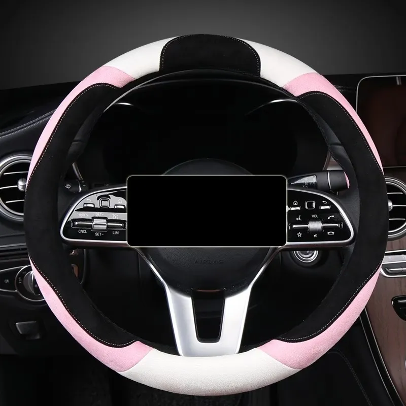 Contrast Color Steering Wheel Cover