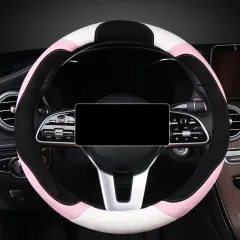 Contrast Color Steering Wheel Cover