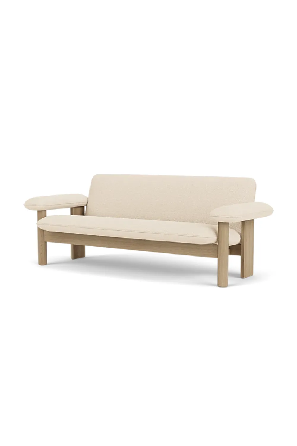 Textured Upholstered Sofa