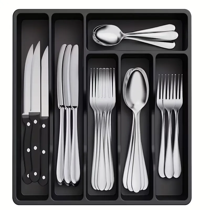 Multi-Compartment Utensil Holder