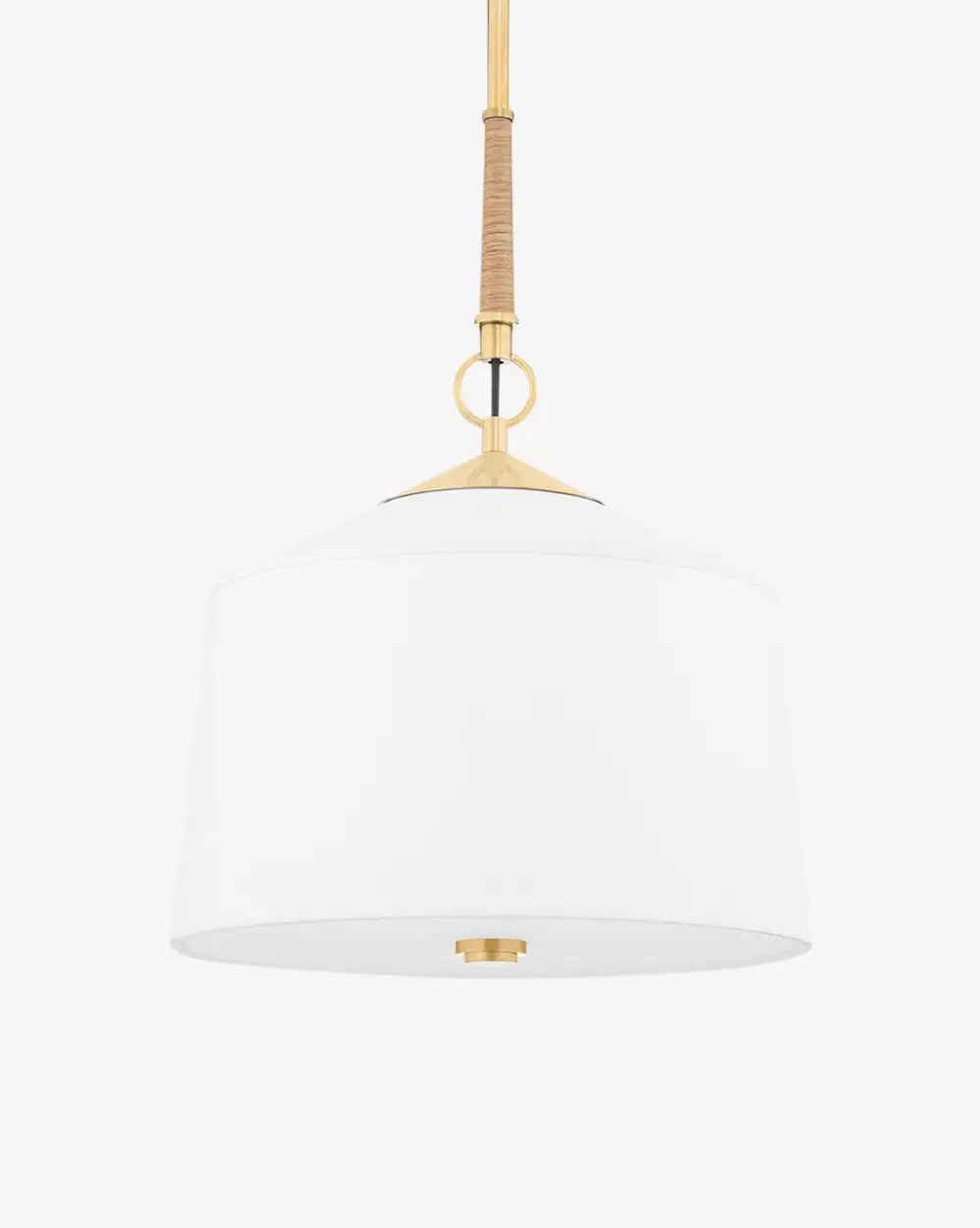Drum-Shade Conical-Shade Pendant Light