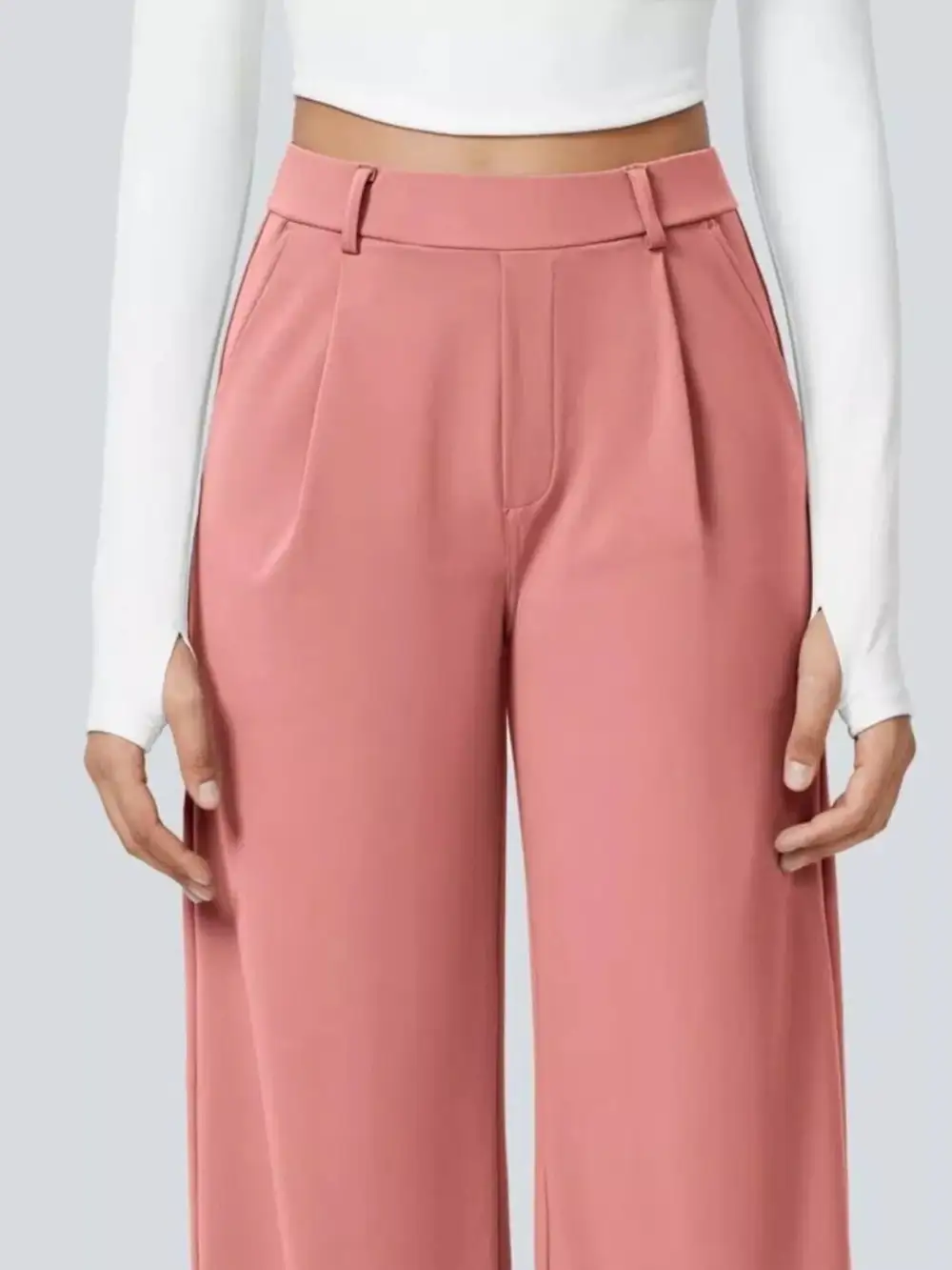 Wide Leg Pocketed Everyday Pants