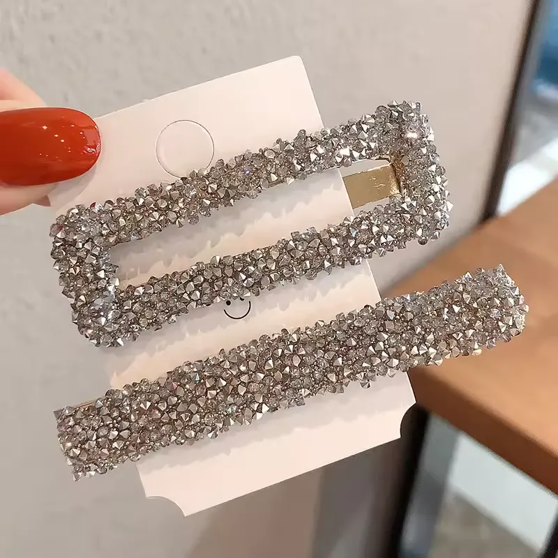 Luxury Rhinestone Hair Clip Set