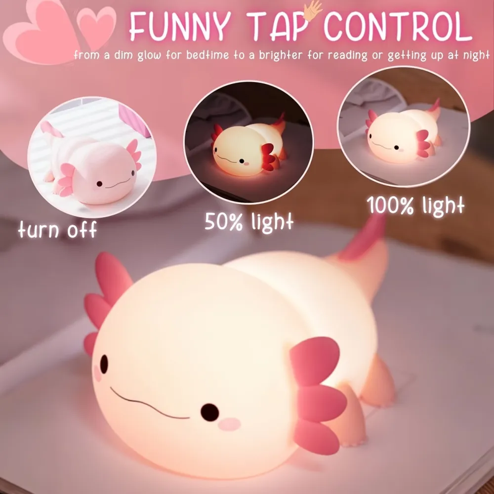 Axolotl LED Night Light
