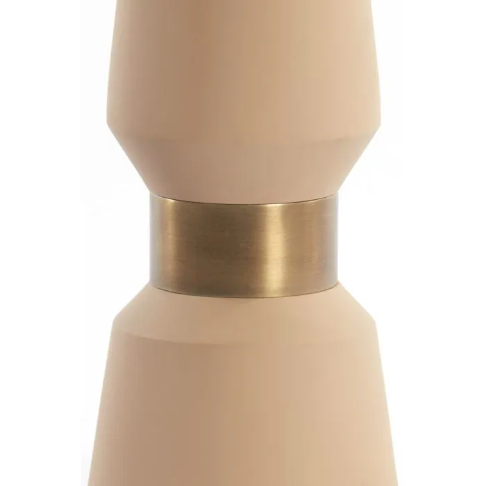 Brown Ceramic Tall Lamp Base