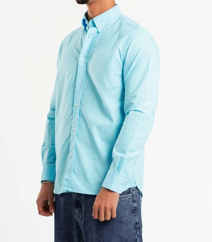 Aqua Structured Button Front Shirt