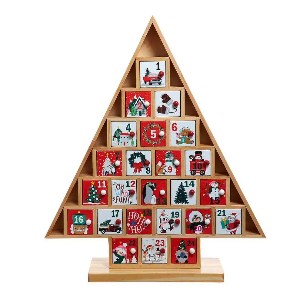 Wooden Tree Countdown Calendar