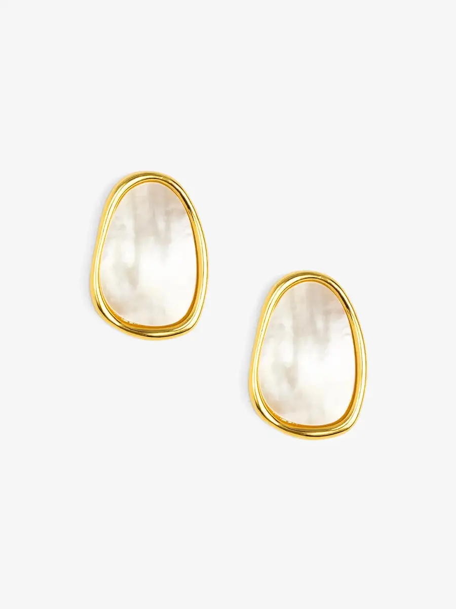 Pearl Mother Of Pearl Fashion Earrings