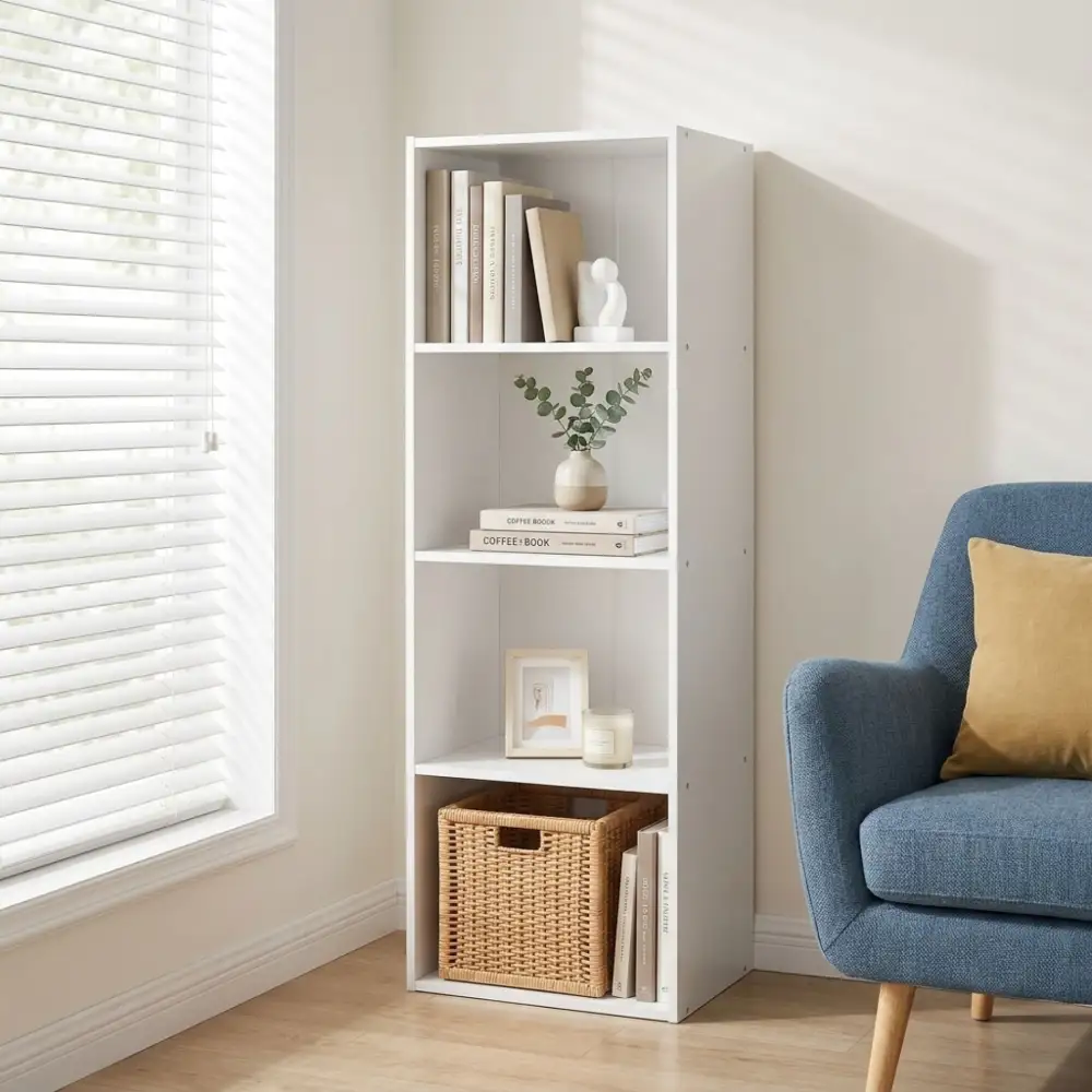 Minimal Space Efficient Display Bookshelf