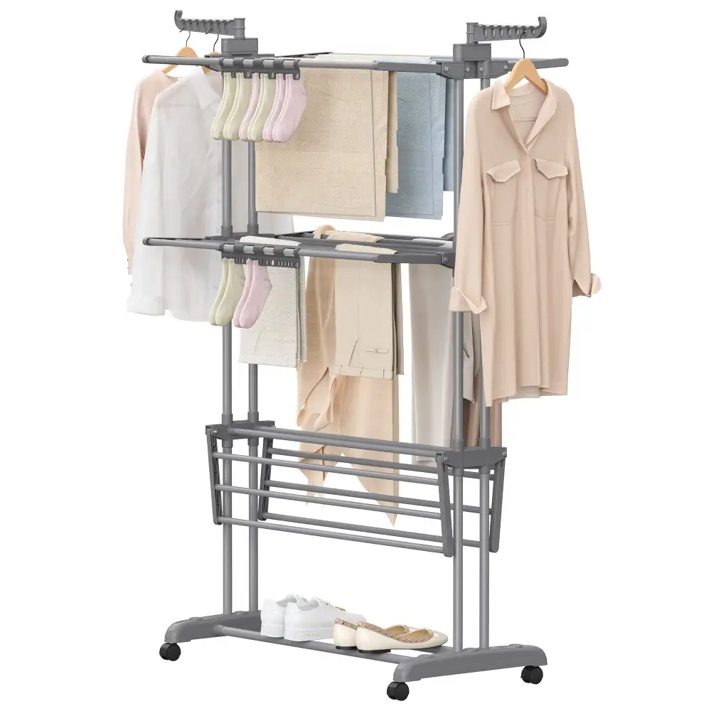 Flexible Tiered Foldable Clothes Airer