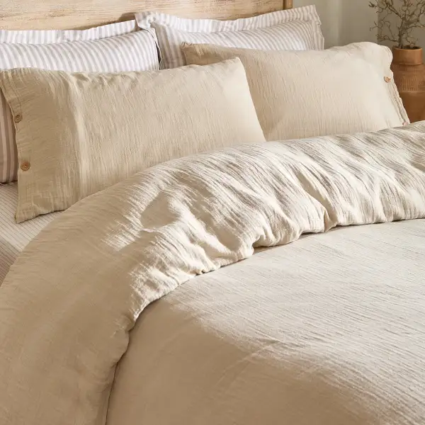 Contemporary Bedroom Printed Cotton Duvet Cover Set