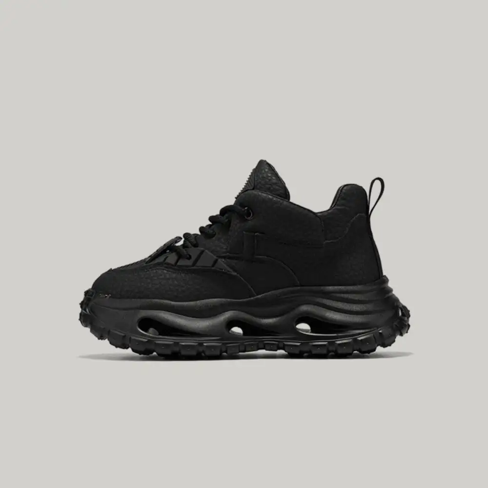 Platform High Top Chunky Sole Lace Up Sneakers