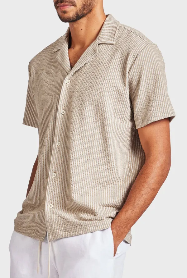 Casual Resort Short Sleeve Shirt-Seasponge
