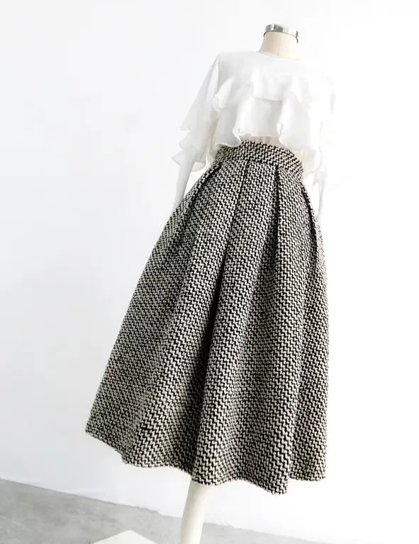 Polished Easy High Waist Skirt