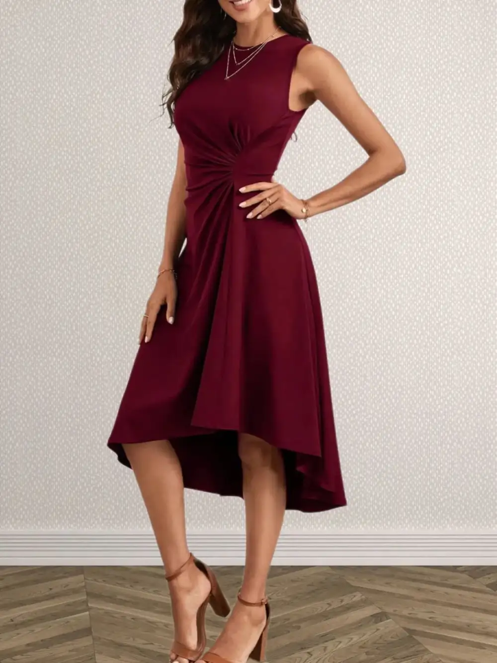 Effortless Sleeveless Casual Dress
