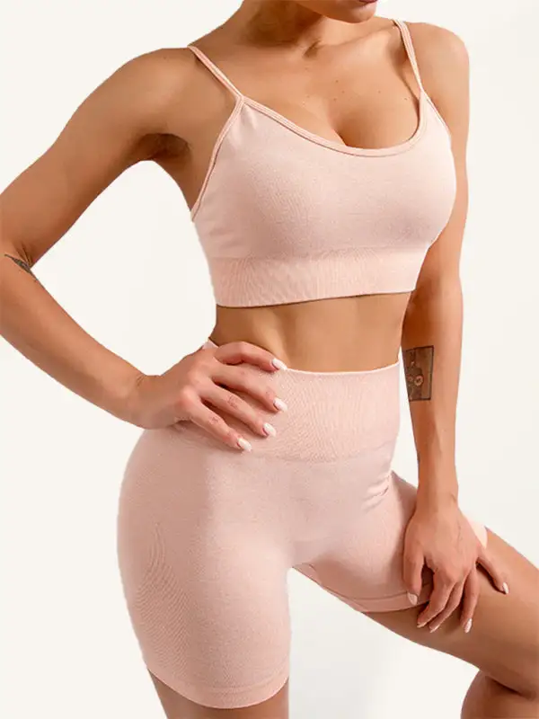 Refined Seamless Two-Piece Sports Set