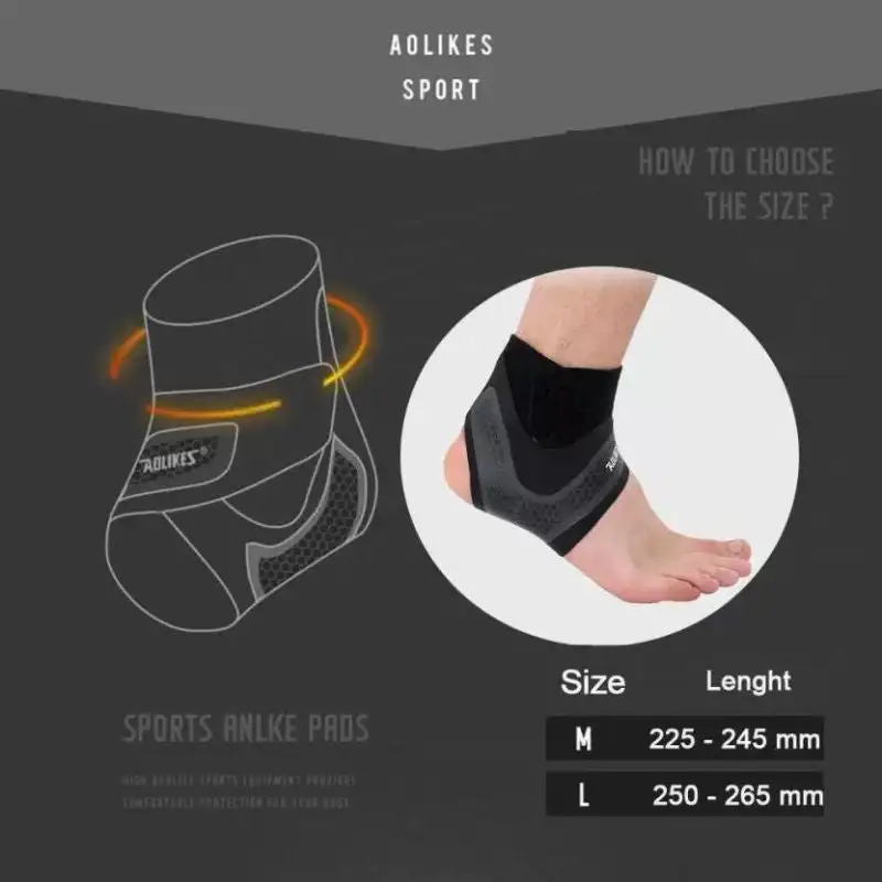 Ankle Support Brace, Breathable Plantar Fasciitis Sock with Arch Support Compression Ankle Brace Foot Strap Guard Foot Brace for Sprained Ankle, Heel Pain Sports Protector (1 Pair)