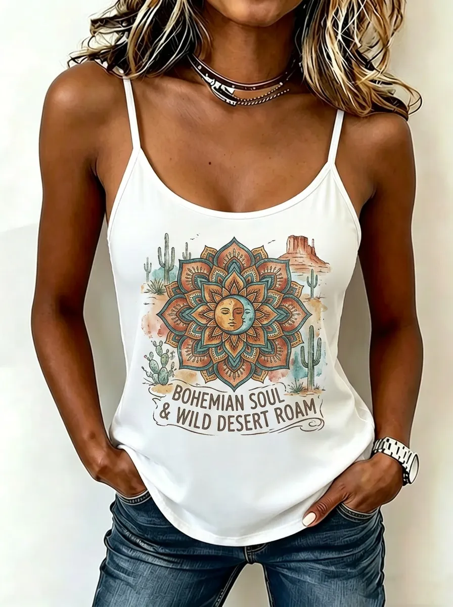 Bohemian Desert Sun Tank Top