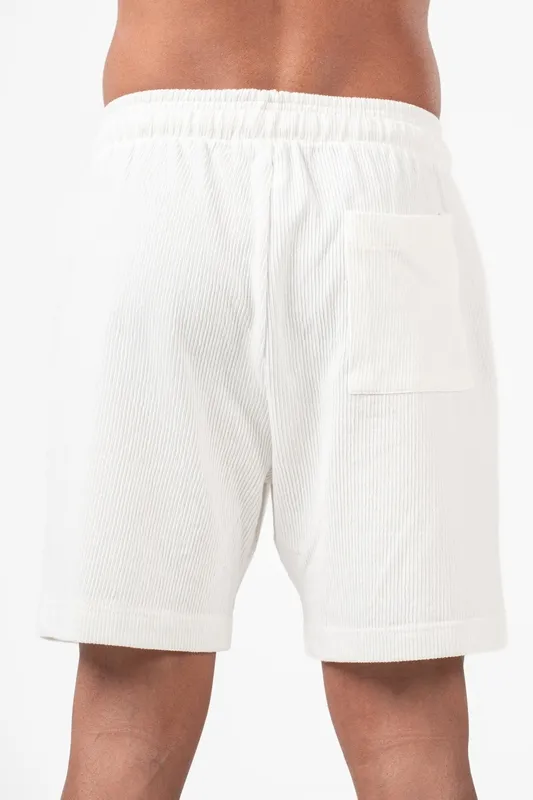 Textured Versatile Casual Shorts