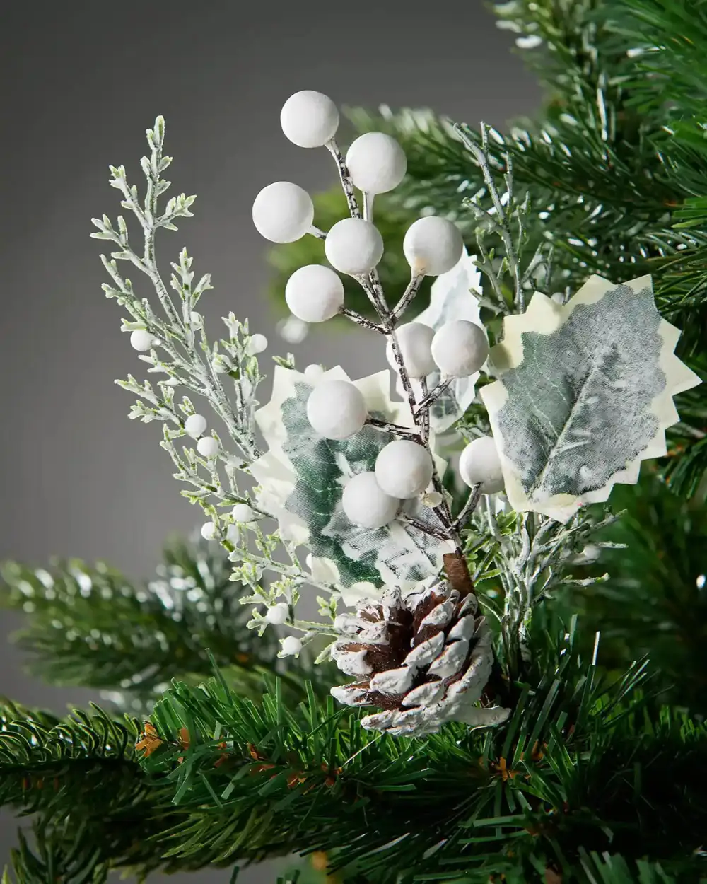 Frosted Berry Pinecone Pick