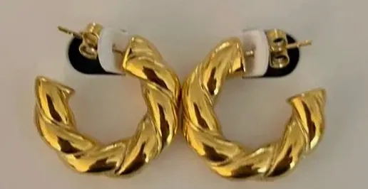 Textured Everyday Hoop Earrings