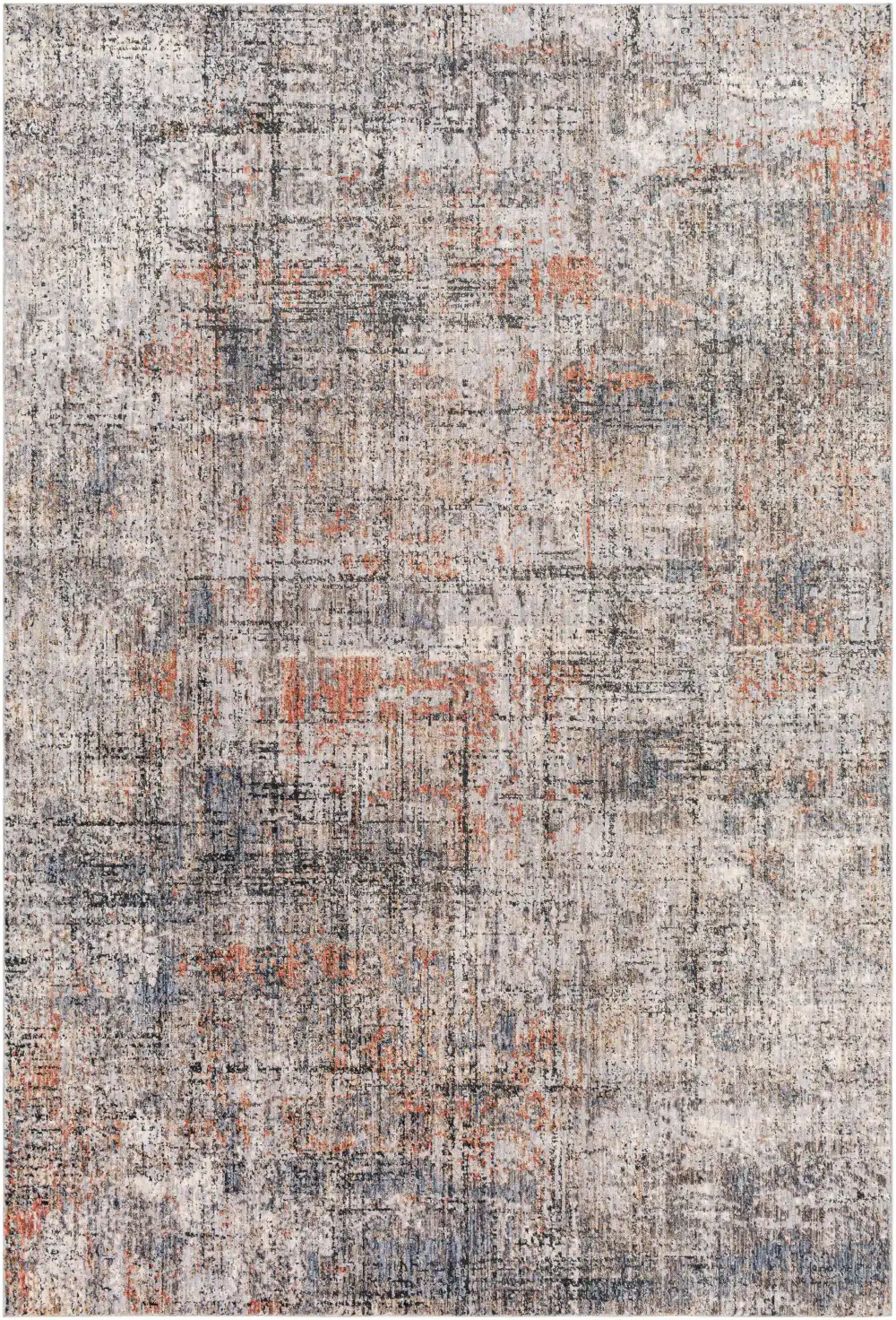 Contemporary Area Rug Layered Decor