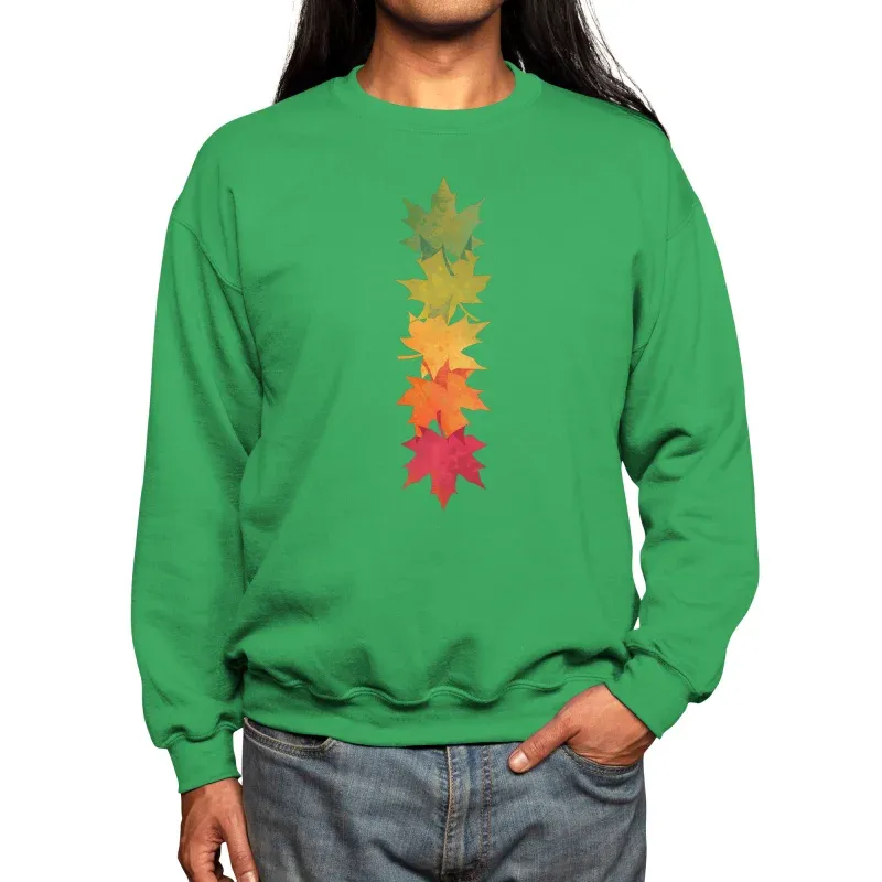 Colorful Autumn Maple Leaves Sweatshirt