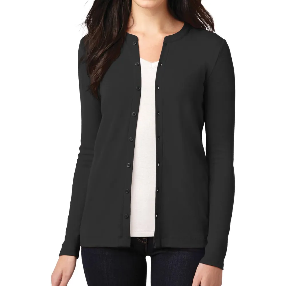 Women's Button-Front Stretch Cardigan